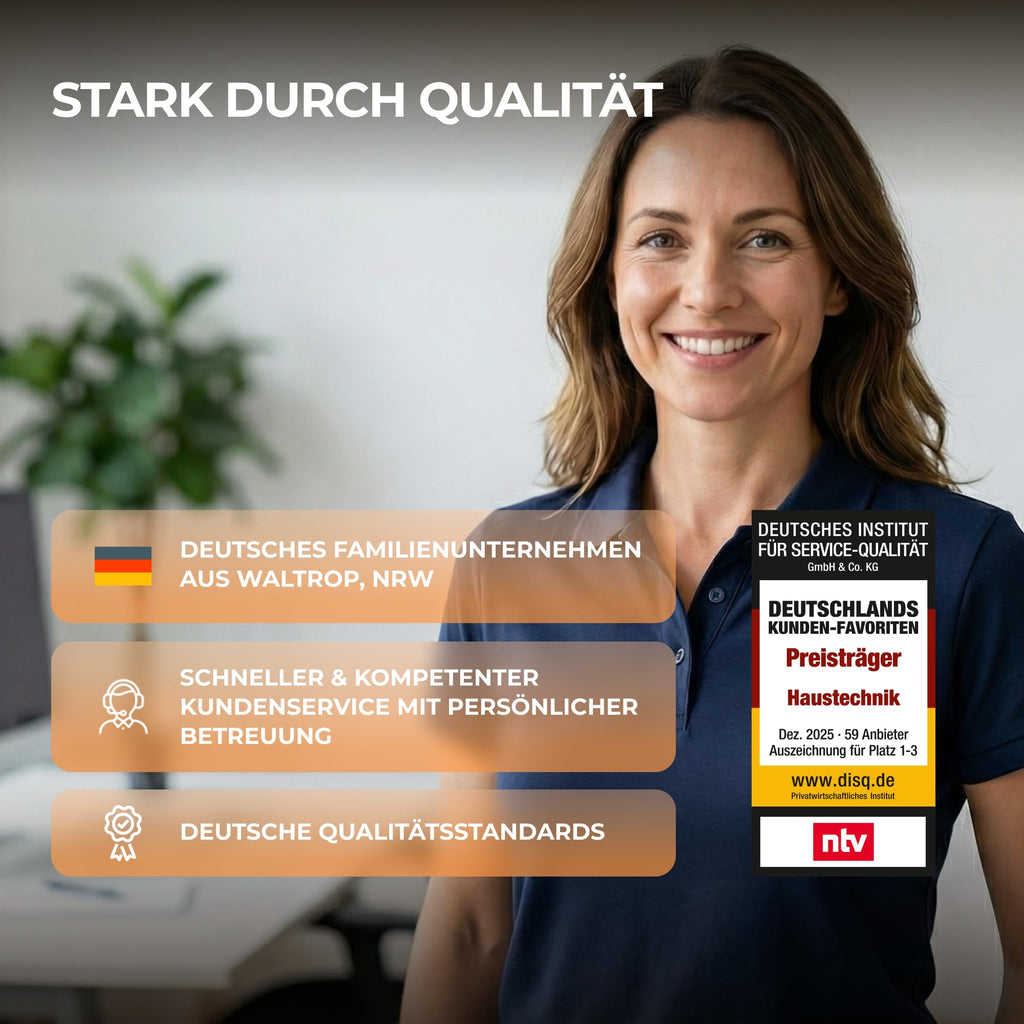 Hybrid Infrarotheizung 2000 W für Räume bis 30 qm Weiß Elektroheizung Raumheizung für Zuhause