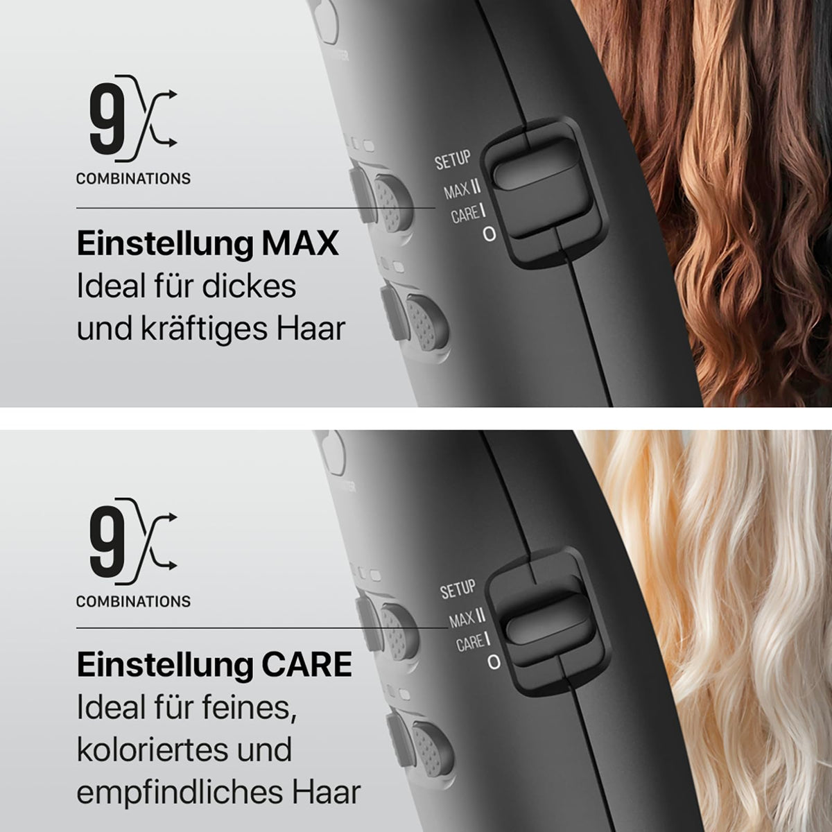 Sension AI Profi Haartrockner 2000W leistungsstark für schnelles Trocknen und Styling für Salon und Zuhause