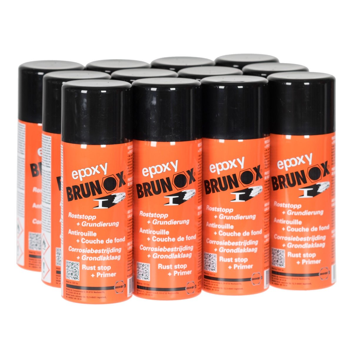 12 x 400ml Epoxy Rostumwandler Rostschutz Grundierung Anti Rost für Auto Fahrzeug und Metall