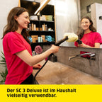 Dampfreiniger SC 3 Deluxe mit 3,5 bar Dampfdruck und 30 Sekunden Aufheizzeit für gründliche Reinigung