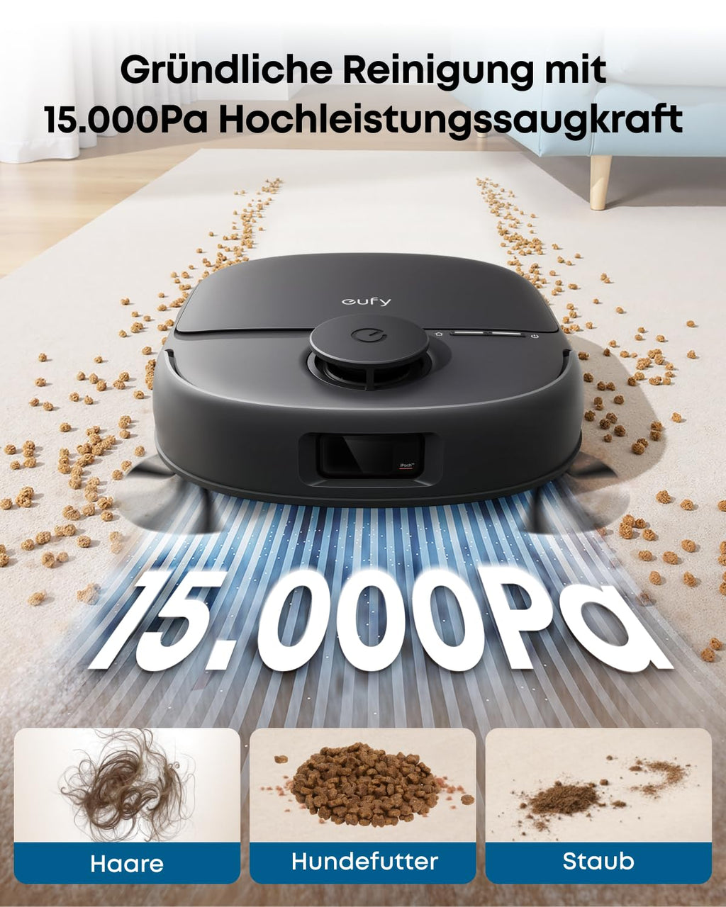 HydroJet C28 Saugroboter mit Wischfunktion Neuheit 2026 für gründliche Reinigung Saug und Wischroboter