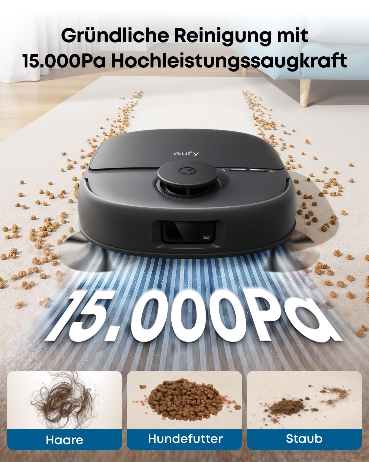 HydroJet C28 Saugroboter mit Wischfunktion Neuheit 2026 für gründliche Reinigung Saug und Wischroboter