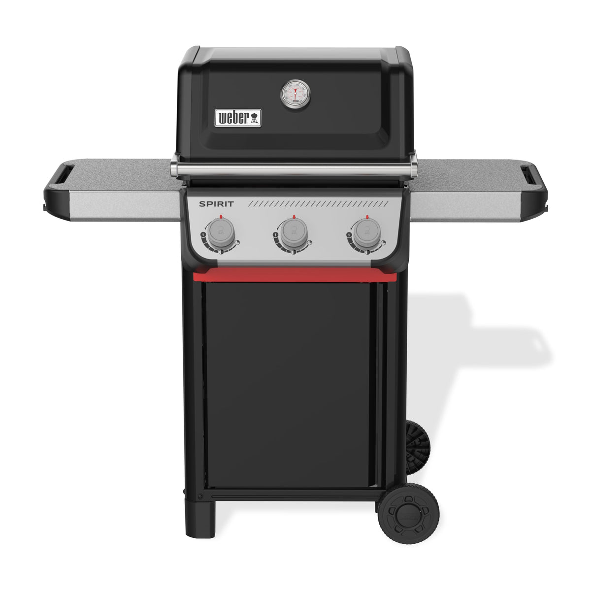 Gasgrill Spirit E 310 mit 3 Edelstahlbrennern 8,8 kW Grillfläche 60x45 cm Warmhalterost und Thermometer