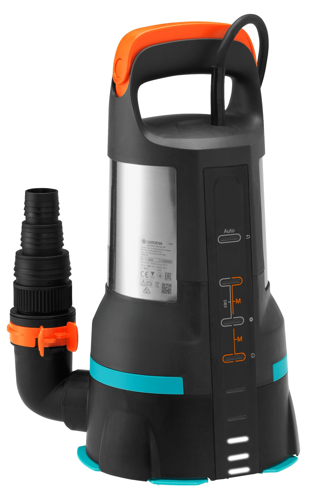 09049-20 Klar und Schmutzwasser Tauchpumpe 19500 Aquasensor bis zu 19500 Liter pro Stunde LED Aquasensor