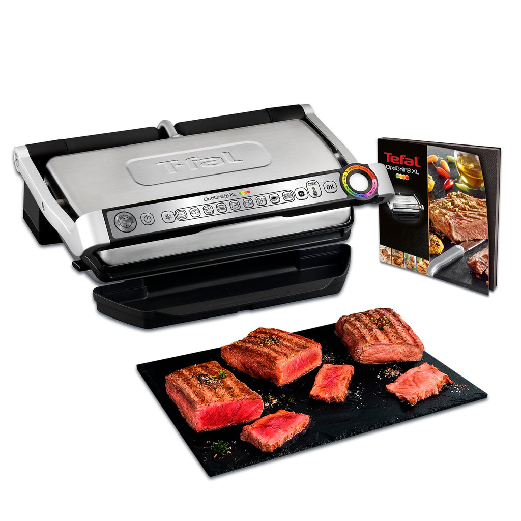 OptiGrill Plus XL Kontaktgrill elektrischer Tischgrill mit 9 Automatikprogrammen und manuellem Modus