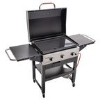 Hochwertiger Gasgrill Plancha Griddle 3400 mit Gusseisenplatte für Outdoor Grillen BBQ Garten