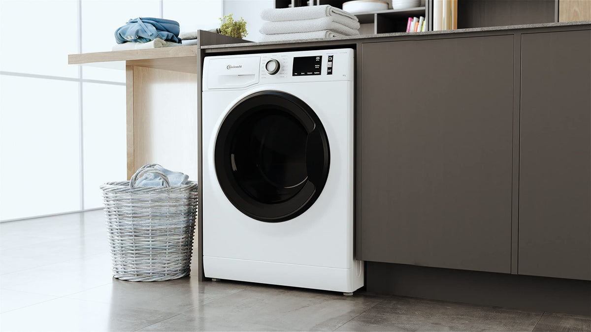 W Active 8A Waschmaschine Frontlader 8kg Fleckentfernung Steam Hygiene Energieklasse A Stopp und Add ProSilent