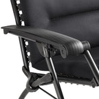 Gepolsterte Zero Gravity Relaxliege Garten Rsx Clip AirComfort Schwarz Acier LFM2058_6135 5 Jahre Garantie