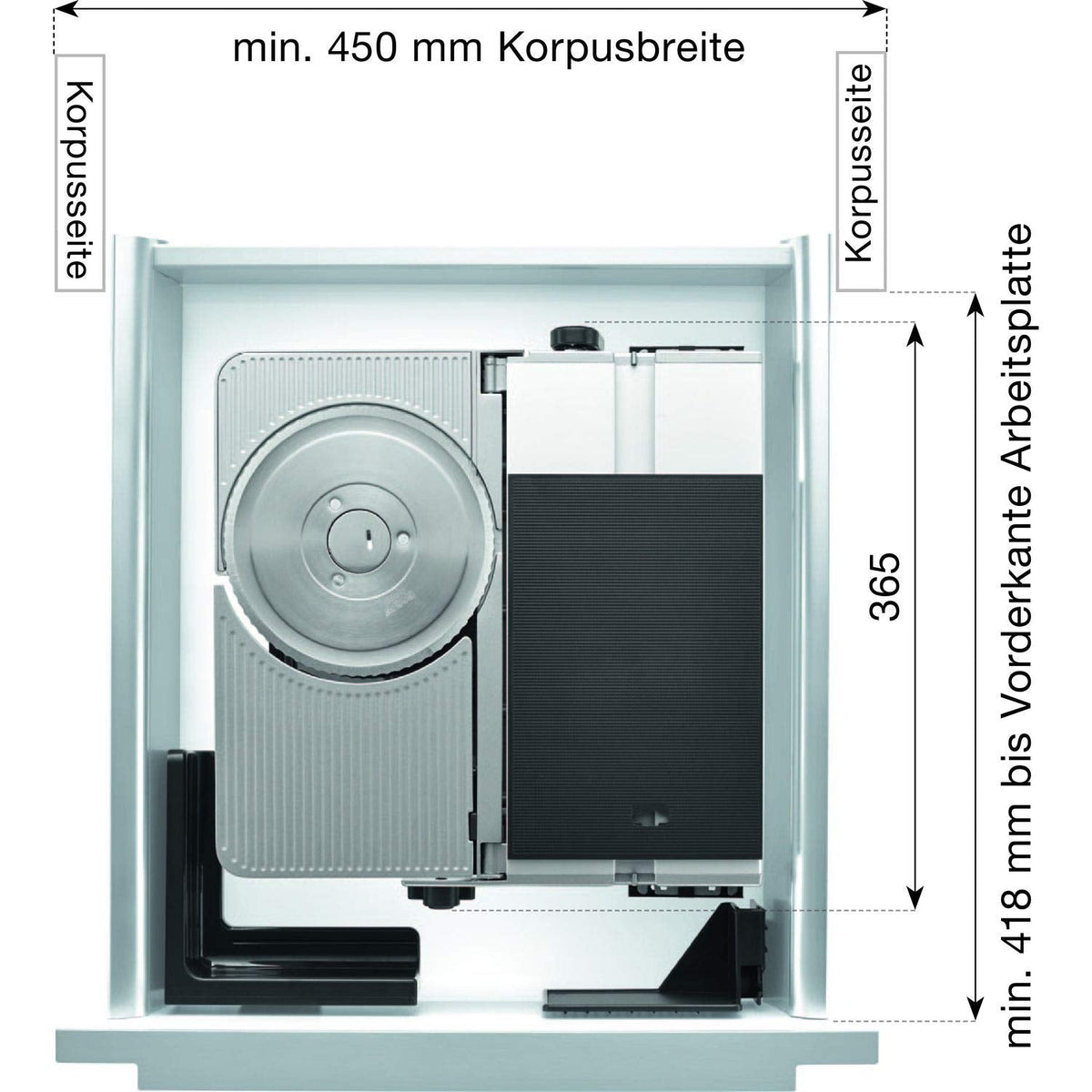 MultiSchneider AES 62 SR elektrischer Allesschneider silber metallic für Brot Wurst Käse Gemüse Schnittstärke