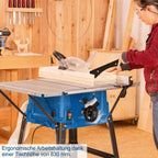 Tischkreissäge HS100S 230V 2000W Schnitthöhe 85mm Sägeblatt 250mm Tischverbreiterungen 2. Sägeblatt 642x940mm
