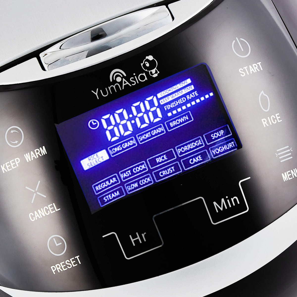 Sakura Reiskocher Keramikschale Fuzzy Logic 8 Tassen 1,5 L 6 Reiskoch 6 Multikoch Touch LED 220 240V EU