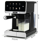 Kaffeevollautomat mit Milchsystem 8 automatische Programme für Espresso Cappuccino Latte Macchiato
