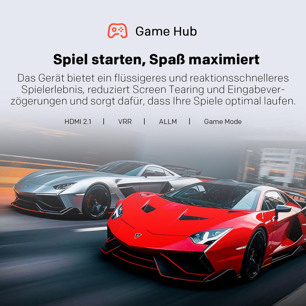 60 Zoll Fernseher QD Mini LED 4K Smart TV Google TV HDR10 Plus Dolby Vision Atmos Local Dimming MEMC 60CGNH70Z