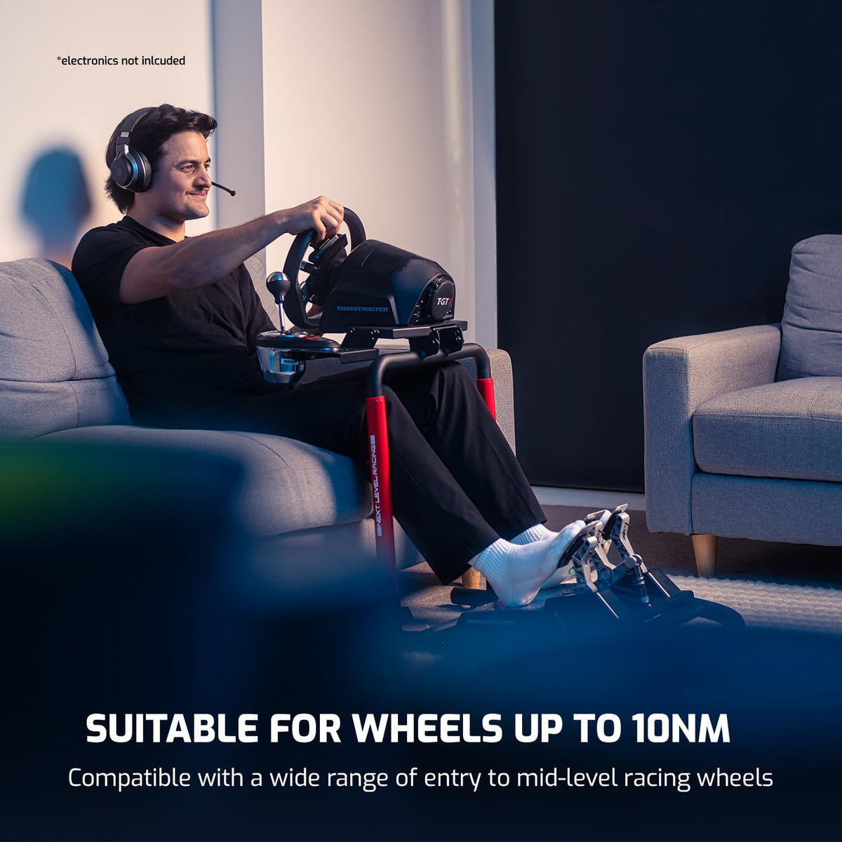 Wheel Stand Lite 2.0 NLR S040 Adjustable Foldable Sim Racing Wheel Stand for Logitech Thrustmaster Fanatec