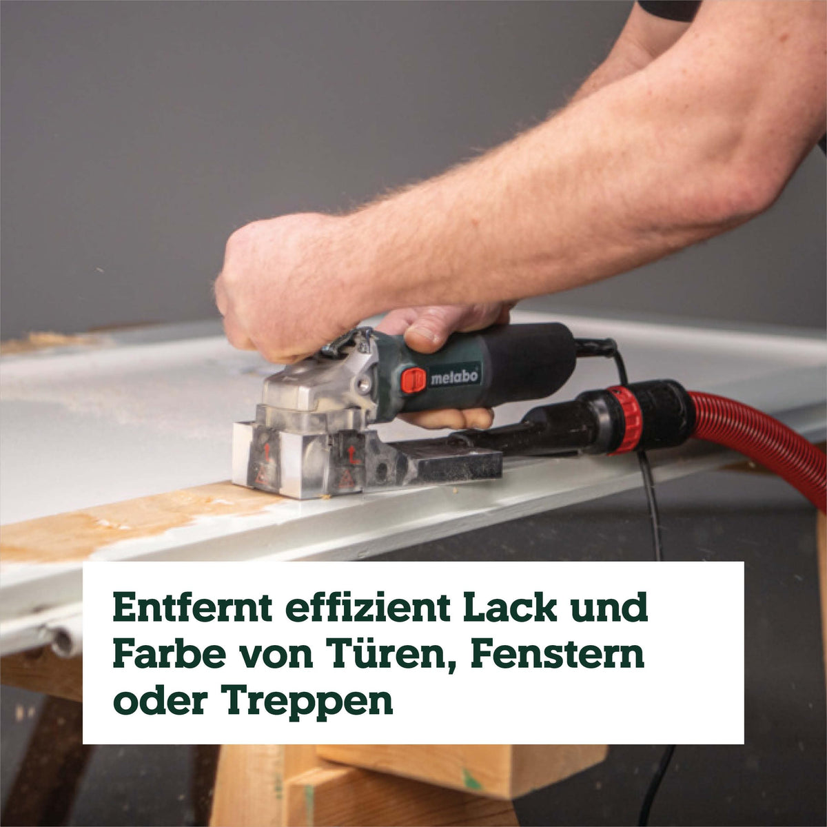LF 850 S Lackfräse zum Entfernen von Farben und Lacken Nennleistung 850 W 4 m Kabel europäischer Stecker