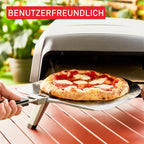 Pizza Pronto Gas Pizzaofen für den Außeneinsatz bis 400 Grad Celsius für Camping Garten Terrasse