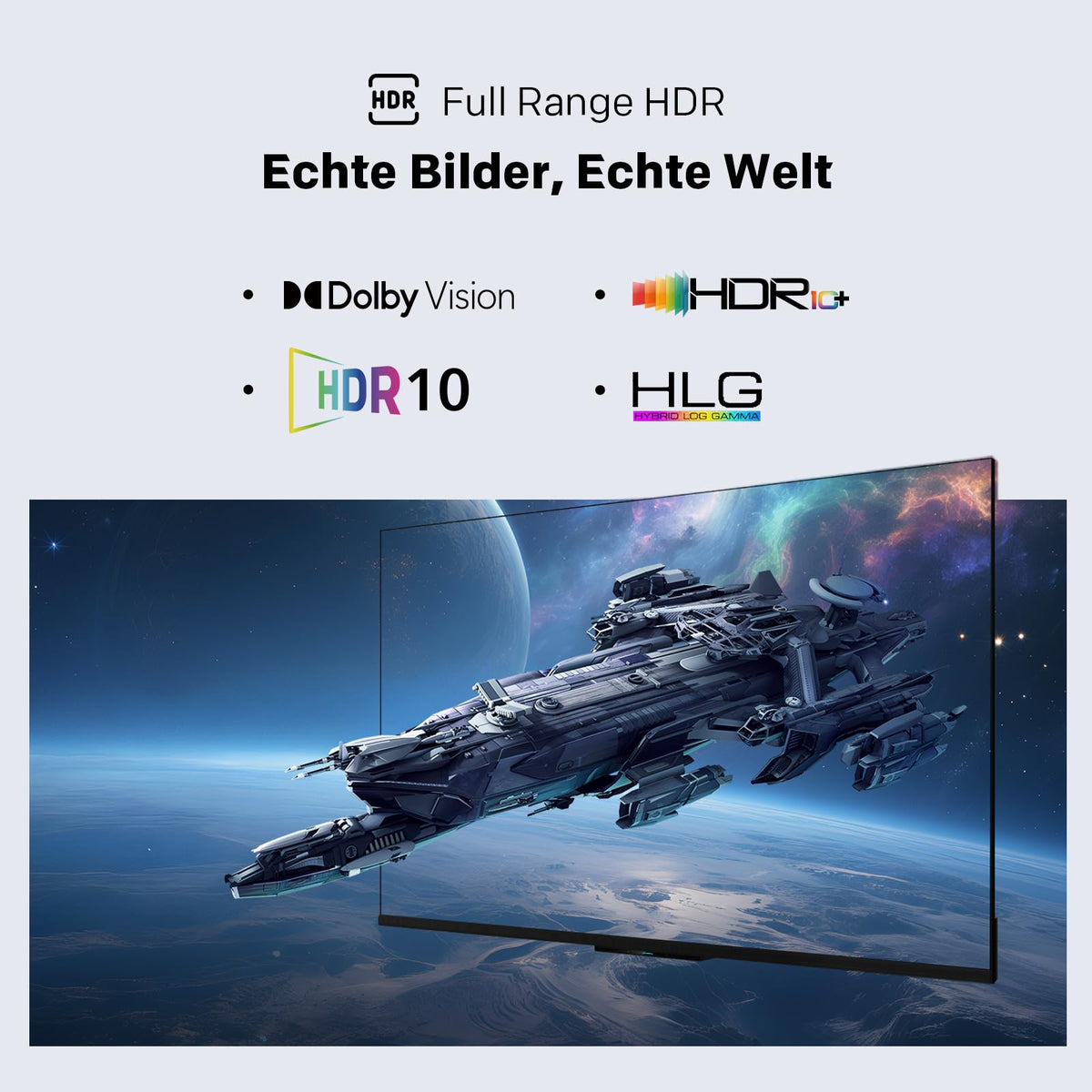 60 Zoll Fernseher QD Mini LED 4K Smart TV Google TV HDR10 Plus Dolby Vision Atmos Local Dimming MEMC 60CGNH70Z