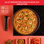 Ingenio Emotion Topf und Pfannenset 20 teilig mit abnehmbarem Griff Kochgeschirr Set für Küche