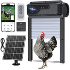 1080P Kamera Automatische Hühnerklappe mit Solar und WiFi App Steuerung für Hühnerstall und Stalltür