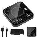 Kaffeewaage mit Timer 0,1g hochpräzise wiederaufladbar Espresso Waage 3 Modi Bluetooth App USB Pour Over