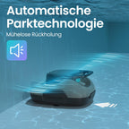 Scuba SE Poolroboter Poolsauger Akku 90 Minuten automatische Reinigung Selbsteinparkfunktion flacher Poolboden