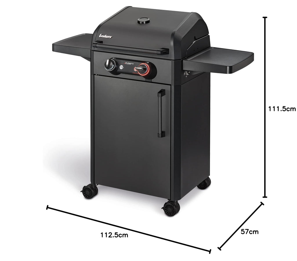 Elektrogrill eFLOW Pro 2 Turbo Shadow Gussrost Switch Grid Turbo Zone Simple Clean Aluguss Grillwagen 97126