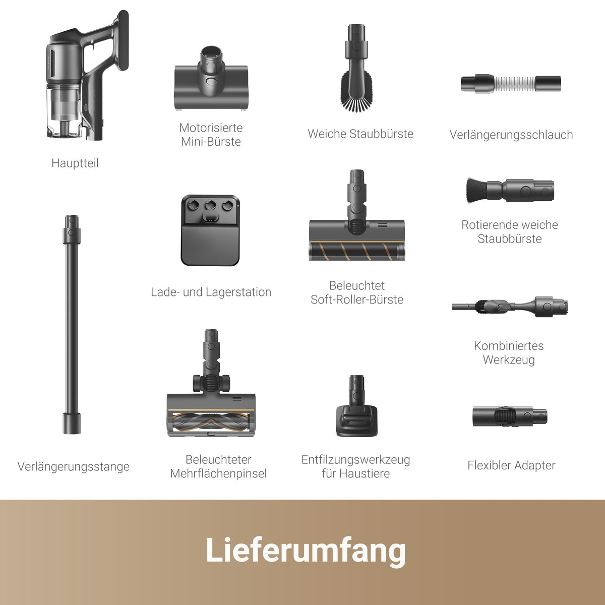 Z30 Akku Staubsauger 28000 Pa 310 AW CelesTect LED Beleuchtung für eine gründliche Reinigung