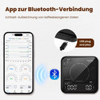 Kaffeewaage mit Timer 0,1g hochpräzise wiederaufladbar Espresso Waage 3 Modi Bluetooth App USB Pour Over