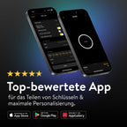 Smart Lock Go 2025 Türschloss mit Bluetooth WLAN Matter Smartphone als Schlüssel ohne Zylindertausch