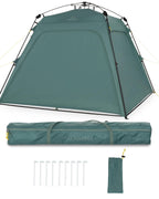 Wasserdicht Schnellaufbau Pavillon 4 Wände 2,5x2,5 m faltbar UV Schutz 80 Garten Camping Festival Strand Zelt
