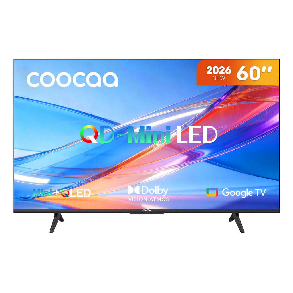 60 Zoll Fernseher QD Mini LED 4K Smart TV Google TV HDR10 Plus Dolby Vision Atmos Local Dimming MEMC 60CGNH70Z