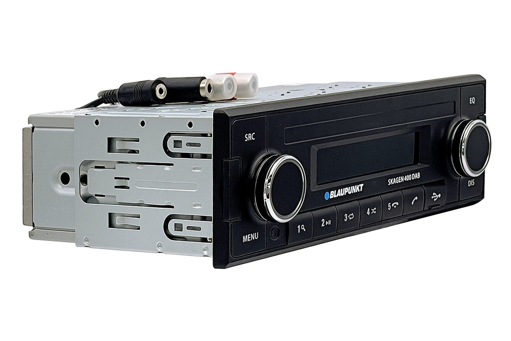 Skagen 400 DAB 1 DIN Autoradio DAB+ Bluetooth Freisprechfunktion USB Aux Lenkradbedienung Sub Out 4x50W 12V