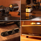 Plattenspieler mit integrierten Lautsprechern Vinyl Schallplattenspieler kompakter Phono Plattenspieler