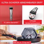 Ingenio Emotion Topf und Pfannenset 20 teilig mit abnehmbarem Griff Kochgeschirr Set für Küche