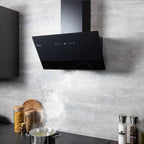 Dunstabzugshaube BASE6004S Wandhaube 60 cm kopffrei Energieklasse A+++ Wandmontage für Küche