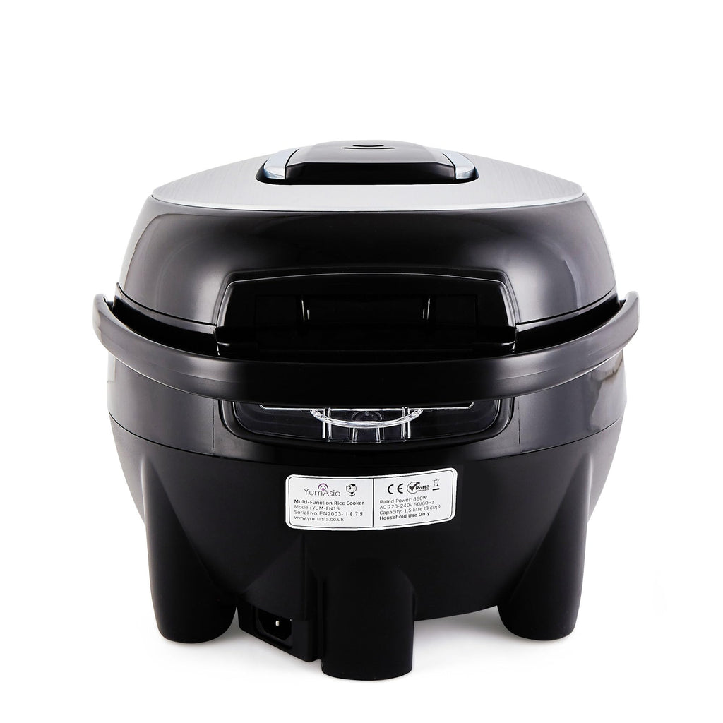 Sakura Reiskocher Keramikschale Fuzzy Logic 8 Tassen 1,5 L 6 Reiskoch 6 Multikoch Touch LED 220 240V EU