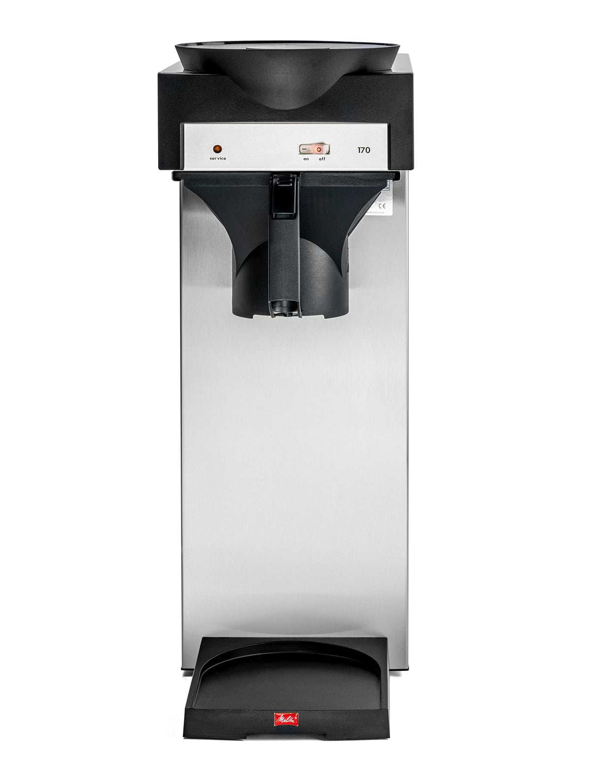 20347 170 MT Filterkaffeemaschine für Isolierkannen 2,2 Liter Edelstahl Schwarz Kaffeemaschine