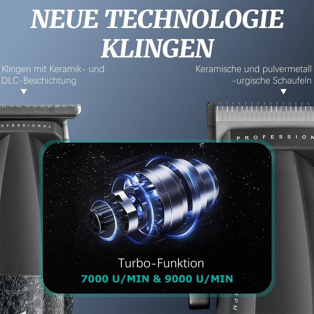 640 S3 3 in 1 Haarschneidemaschine für Herren Profi Haarschneider für Bart und Haare sowie Haarschnitt