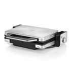 Lono Kontaktgrill Plattengriller 2 in 1 Tischgrill mit abnehmbaren spülmaschinenfesten Grillplatten 2100 W