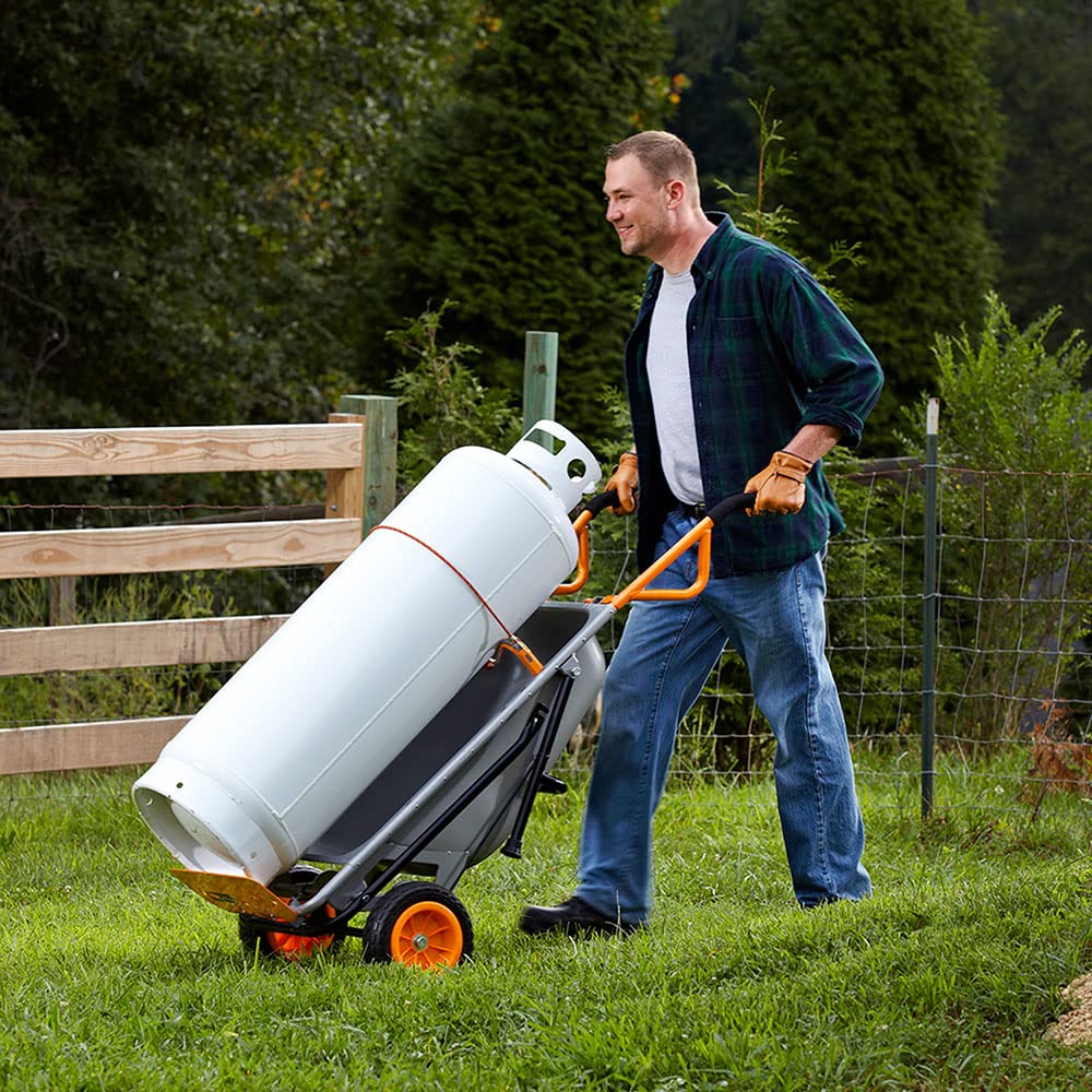 WG050 Aerocart Multifunktionsschubkarre vielseitig einsetzbar für Garten Transport und Baustelle