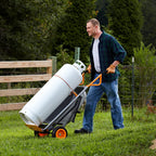 WG050 Aerocart Multifunktionsschubkarre vielseitig einsetzbar für Garten Transport und Baustelle