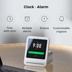 Air Quality Monitor Gen 2 Indoor Detects PM2.5 CO2 PM10 Noise Temperature Humidity Upgraded Alarm Clock Tester