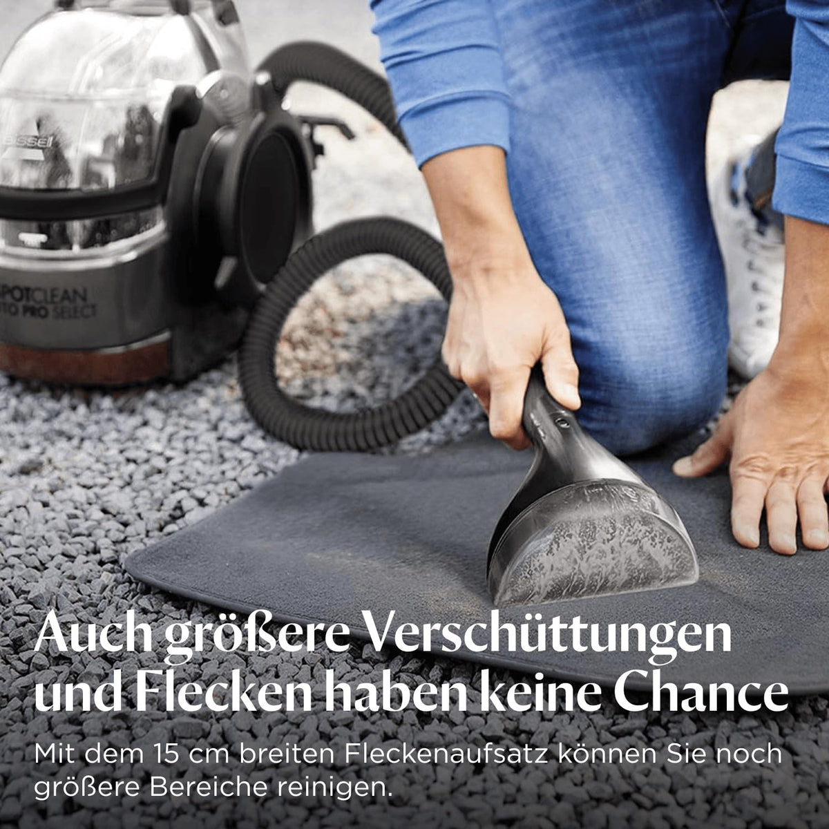 SpotClean Auto Pro Select Tragbarer Teppichreiniger 750 W 3730N für Auto Polster und Teppich