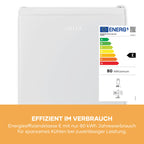 Kühlbox mit Kältefach besonders leise wechselbarer Türanschlag 50 L Nutzinhalt weiß KB 8884 Energieklasse E