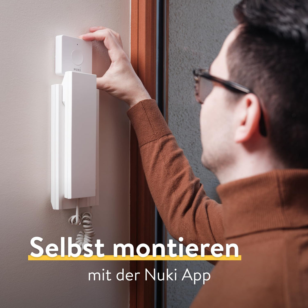 Opener Türöffner für Gegensprechanlagen in Mehrfamilienhäusern steuert per Smartphone WLAN Bridge erforderlich