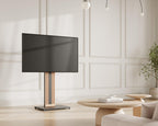TV Ständer aus Buchenholz für 32 bis 65 Zoll Fernseher bis 40 kg Zen Serie Standfuß TV Möbel