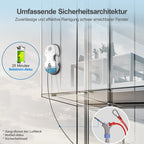 S7 Fensterputzroboter mit aktiver Sprühfunktion und 6500 Pa Saugkraft für streifenfreie Glasreinigung