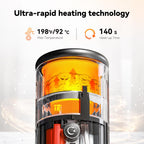 Selbstaufheizende tragbare Espressomaschine 8 Tassen 20 bar 3x4500mAh CERApresso NS Kapseln Kaffeepulver