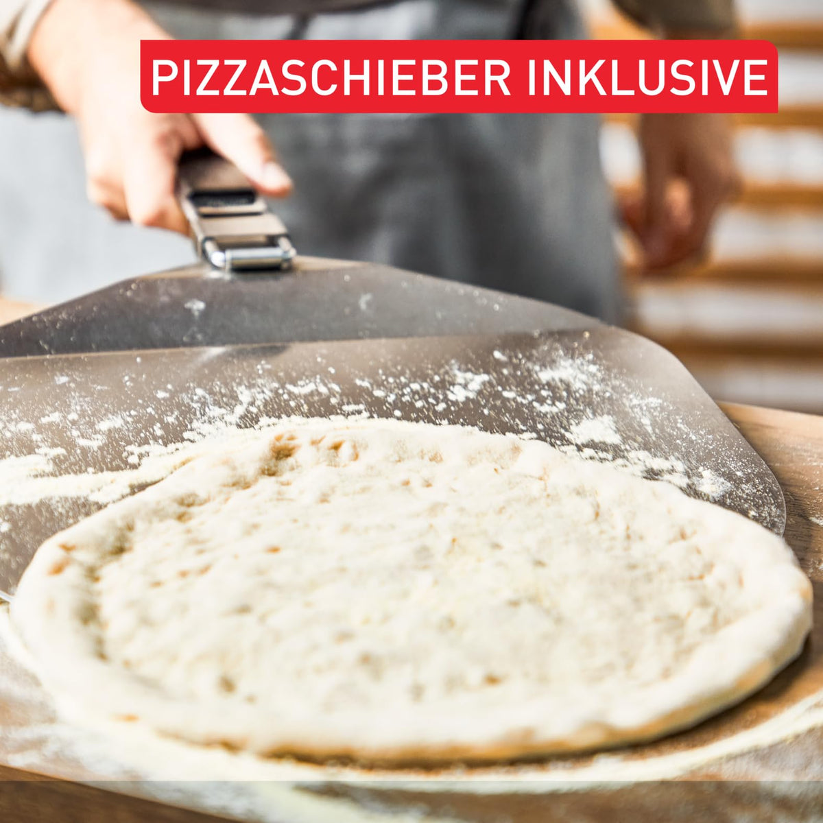 Pizza Pronto Gas Pizzaofen für den Außeneinsatz bis 400 Grad Celsius für Camping Garten Terrasse