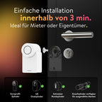 Smart Lock Go 2025 Türschloss mit Bluetooth WLAN Matter Smartphone als Schlüssel ohne Zylindertausch